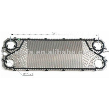 M6B related 316L plate and gasket for heat exchanger plates